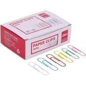 Spajalice Deli Essential - E39716, 33 mm, u boji, 100 komada