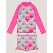 Monsoon Children Kupaci kostim za devojcice, Dvodelni, Roze