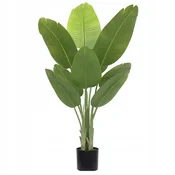 shumee UMETNA PALMA Strelitzia RAJSKA PTICA V REALISTIČNEM LONCU 120 cm