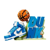Nike Dunk x LEGO Set Sneaker-Building Kit with Exclusive Minifigure - Blue