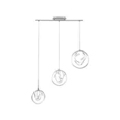 Rabalux Chrissy visilica, hrom/crystal, LED 20W