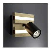 Eglo 390521-LED Stenska točkovna svetilka GESTEIRA 1xLED/2,2W/230V+2x1,2W+2x2W bež/črna