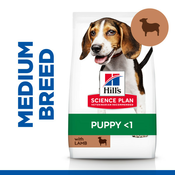Hrana za pse Hills Science Plan MEDIUM PUPPY s Jagnjetinom i Pirinčem 2,5 kg