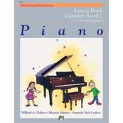 ALFREDS BASIC PIANO LIBRARY LESSON BOOK COMPLETE LEVEL 1 LATER BEGINNER