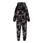 WE Fashion Pižama siva/črna