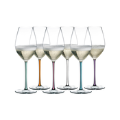 RIEDEL FATTO A MANO Set caša za šampanjac, 6 komada, 459ml, Šarene