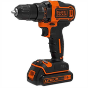 Akumulatorska bušilica-srafilica 18V Black+Decker Li-Ion, 2×1,5Ah.