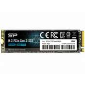Silicon Power 256GB SP256GBP34A60M28, PCIe Gen3 x4, NVMe, M.2 2280, 2200/1600 MB/s ssd hard disk