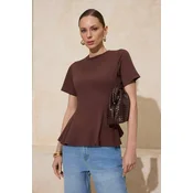 Trendyol Milla Ženska bluza, Braon
