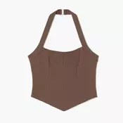Cropp - Top - braon
