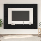 vidaXL Komplet TV omaric 10 pcs Črni hrast Srednja 30.5 x 30 x 90 cm