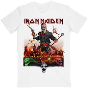 Iron Maiden Legacy of the Beast Live In Mexico City (Back Print) White XL Majica