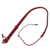 Kiotos Nylon Bullwhip Black & Red 120cm