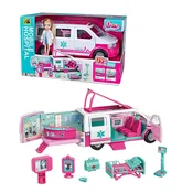 DENIS TOYS Sara, Set mobilna reševalna vozila, 9-delni, (21642569)