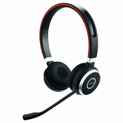 Jabra Evolve 65 SE slušalice stereo bežične Bluetooth uklj. Link 370 optimizirane za objedinjenu komunikaciju