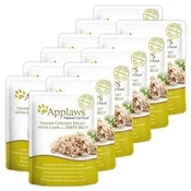 APPLAWS macka vrecica, piletina i janjetina u želeu 12 x 70g