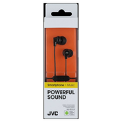 JVC slušalice sa mikrofonom HA-FR15BE, crne