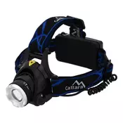 Naglavna svjetiljka LED ZOOM crno-plava (570 lm) - 570 lumena - CREE XM-L T6 6W LED - 500 m - 0 - metal