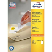 Avery Zweckform etikete L4735REV-100, 210 x 297 mm, beleL4735REV-100, 210 x 297 mm, bele