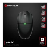 Miš Wireless Fantech XD7E Aria E crni
