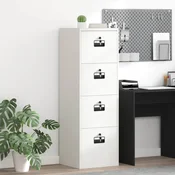 vidaXL Omarica za shranjevanje 2 pcs Bela 80 x 40 x 200 cm