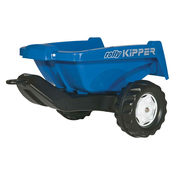 Rollytoys Prikolica za traktor KIPPER mala plava