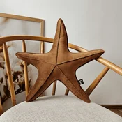 Velika blazina VELVET z morsko zvezdo VE2213 | karamelna