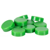 Okrogli magneti Q-CONNECT, 20 mm, 10 kosov, zeleni