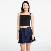 Majica s tankom Calvin Klein Jeans Woven Label Rib Crop Black XL