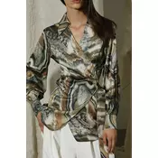 Bluza na preklop sa printom