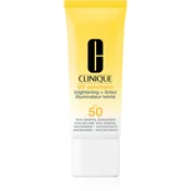 Clinique Sun UV Solutions Brightening Tinted Sunscream SPF50 posvetlitvena tonirana krema odtenek Medium 40 ml