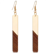 Uhani Wow Resin-Rumena KP32691