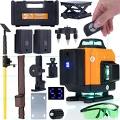 Rosfix KOMPLET PREKRIŽANIH LASERJEV NIVELACIJA 360 PALICA OKULARJI ROSFIX TIGER ETUI 2AK, (22113618)