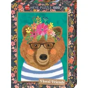 HEYE Puzzle Floral Friends Mia Charro Gentle Bruin 1000 delova 29970
