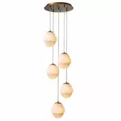 Casa Padrino luxury chandelier antique brass/alabaster A� 45 x H. 120 cm