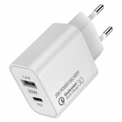 COLORWAY AC Charger (Type-C PD + USB QC3.0) 20W V2 bijela