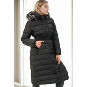 Z9779 DEWBERRY WOMENS COAT-BLACK