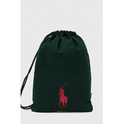 Otroški nahrbtnik Polo Ralph Lauren zelena barva