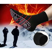 Magnetske masažne čarape za samozagrijavanje - Bijela