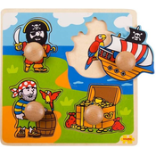 Bigjigs Toys Vkladacie puzzle piráti