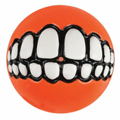 Rogz Grinz, žoga z zobmi – velikost S oranžna (GR01-D)