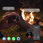 OUKITEL BT10 black-orange Smart Watch Sport Rugged 410mAh/Heart rate/SpO2/Accelerometer/crno narandzasti
