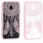 MG Lace Pattern 3 plastika ovitek za Huawei P9 Lite 2017, roza