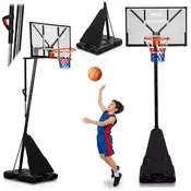 Nastavljiv košarkarski koš 160–305 cm, stabilen, velik Neo-Sport NS-284