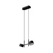 Osram - Zatemnljiv LED lestenec na kablu DECOR KYOTO 2xLED/10W/230V črna