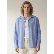 ARMIE Srajca The Adam Shirt svetlo modra