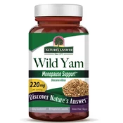 Natures Answer Wild Yam, izvleček, 220 mg, 60 rastlinskih kapsul