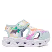 Sandali Skechers Heart Lights Sandals-Cutie Clouds 302977N/TQMT Turkizna