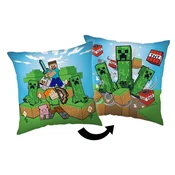 JERRY FABRICS Blazina Minecraft Creeper rush Poliester, 40/40 cm
