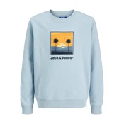 Jack & Jones Junior Majica Perry svetlo modra/mešane barve